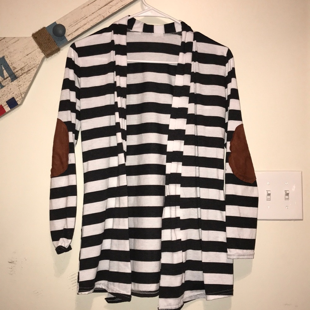 Striped Cardigan.
